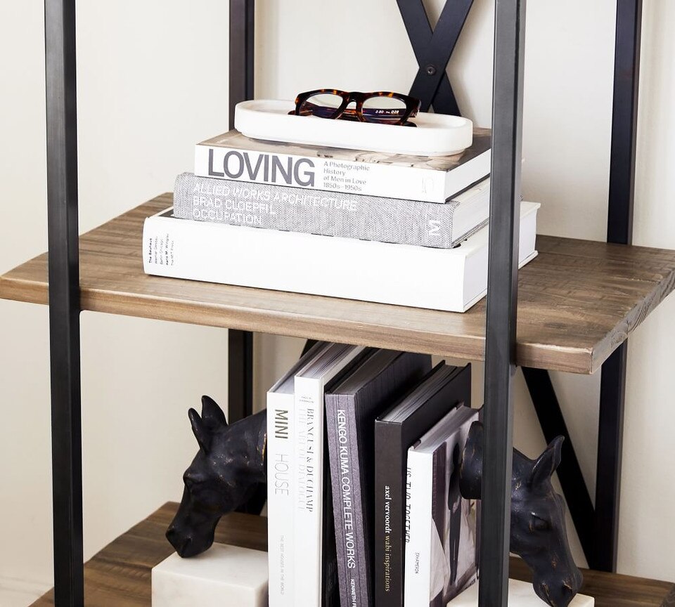 Houston Narrow Etagere Bookcase Pottery Barn Australia
